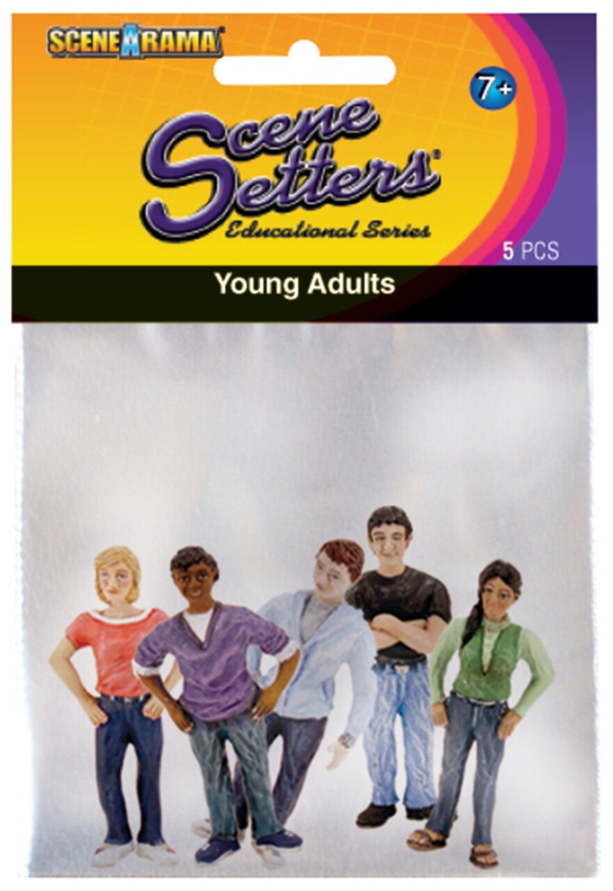 Woodland Scenics Scene-A-Rama Scene Setters Set, Young Adults